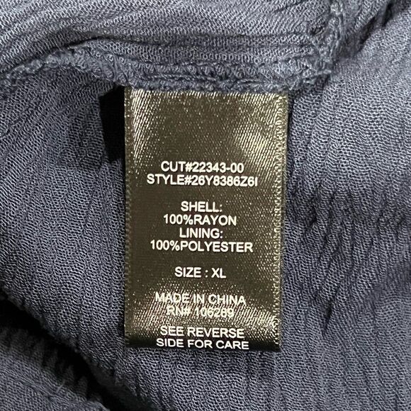 NEW Francesca’s Trixxi Blue Halter Dress Women’s XL - Picture 2 of 4